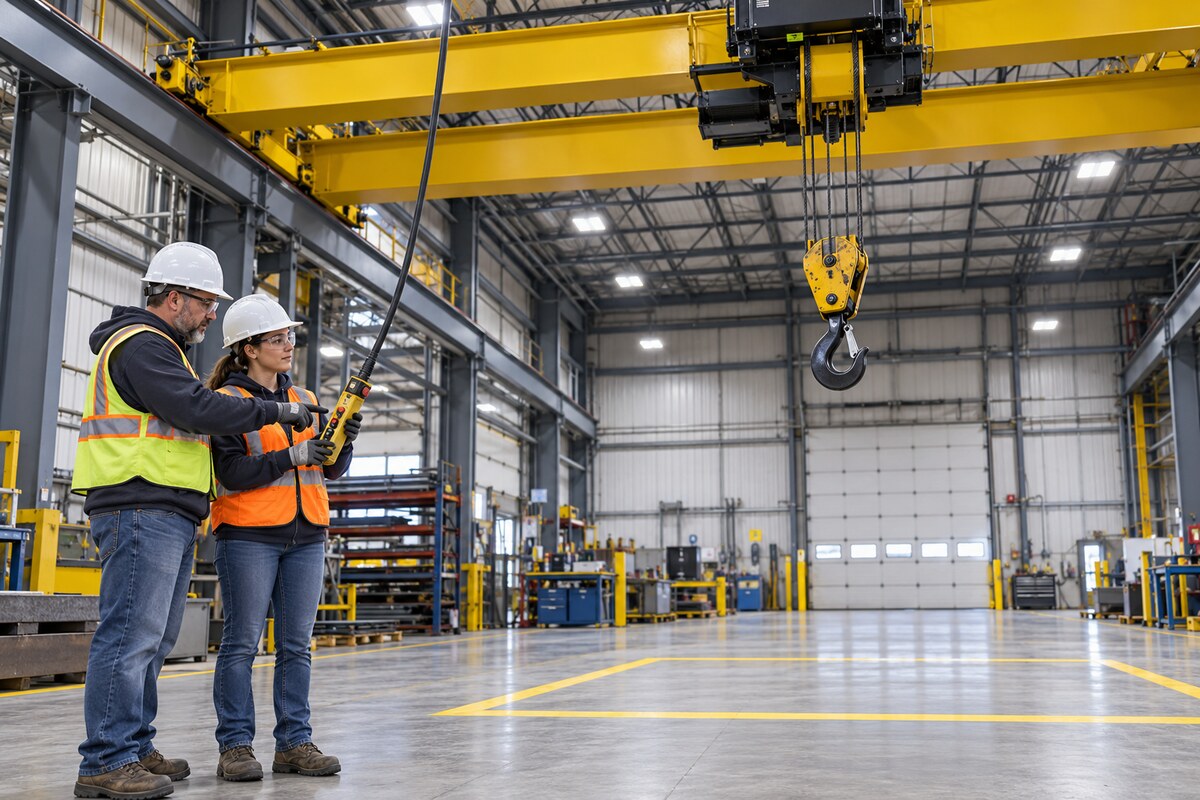 Overhead & Gantry Crane Safety & Operation — illustrative safety training photograph